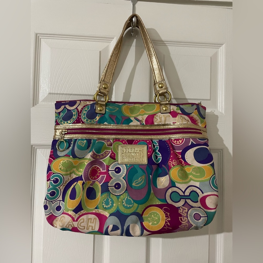 Coach Poppy Tote Purse